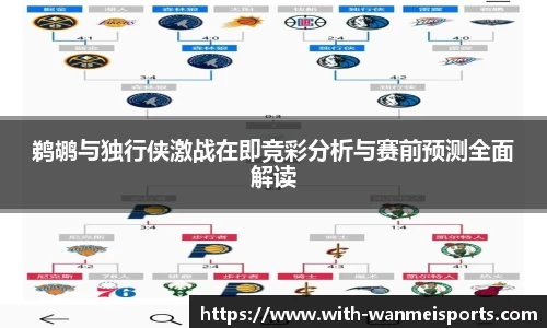 鹈鹕与独行侠激战在即竞彩分析与赛前预测全面解读